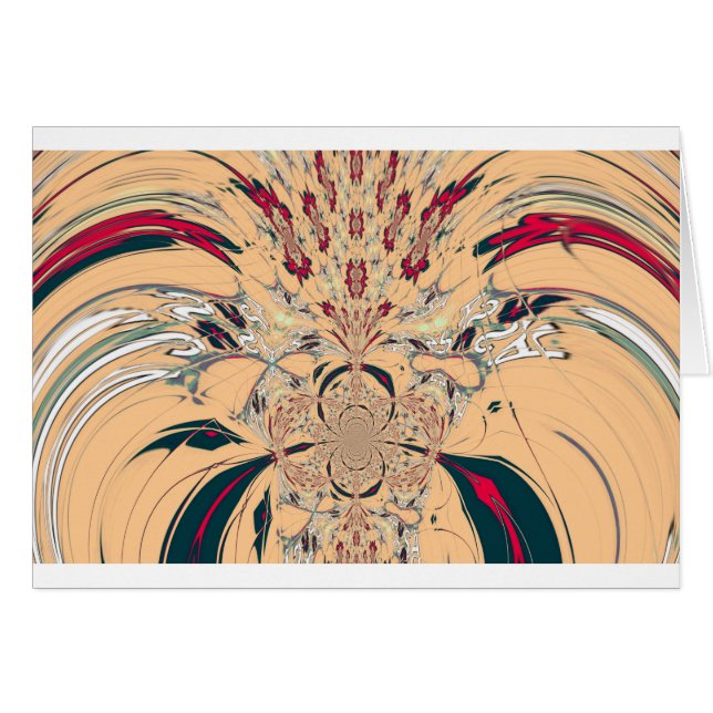 Vibrant African Kaleidoscope: A Peachy Delight (Front Horizontal)