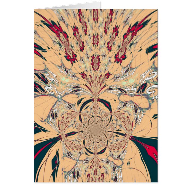 Vibrant African Kaleidoscope: A Peachy Delight (Front)