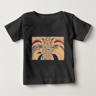 Vibrant African Kaleidoscope: A Peachy Delight Baby T-Shirt