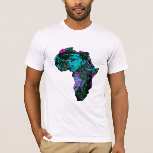 Vibrant African Map Tee - Explore Diversity!