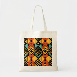Vibrant African Pattern Tote Bag
