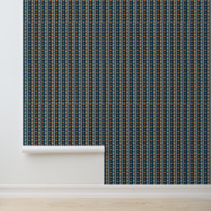 Vibrant African Print Handcrafted Cultural Art Wallpaper