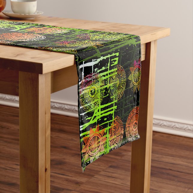  “Vibrant Afrocentric Chic”: Short Table Runner (In Situ)