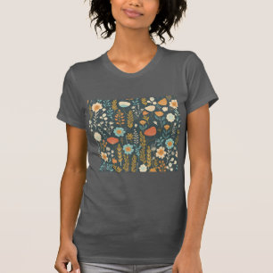Vibrant and Colourful Flowers T-Shirt