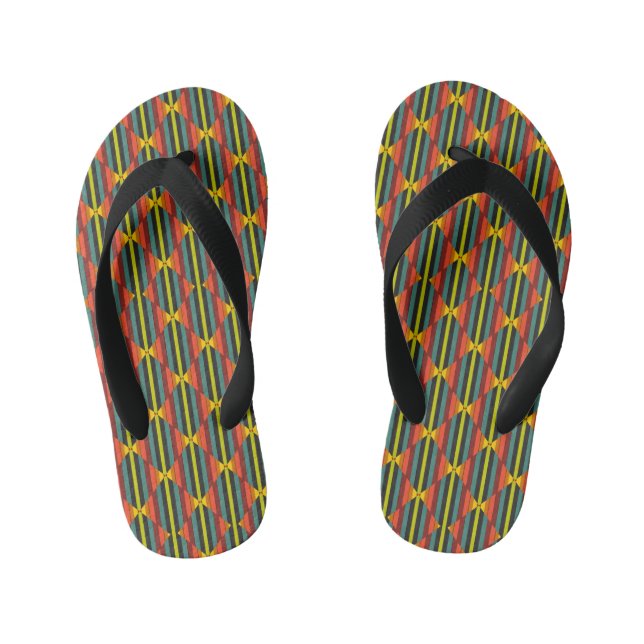 Vibrant and Multicolor Kid's Jandals (Footbed)