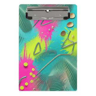Vibrant and Playful  Mini Clipboard