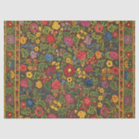 Vibrant Antique Botanical Garden Pattern
