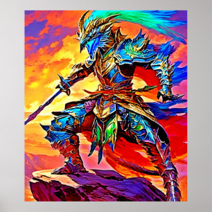 Vibrant Armour Hero Design Poster