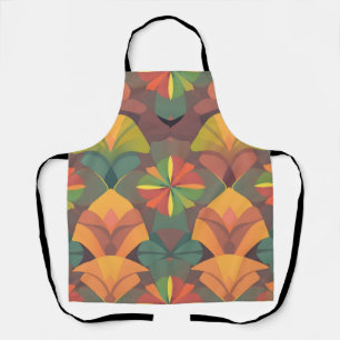 Vibrant Artistic Apron - Seamless Colorful Pattern