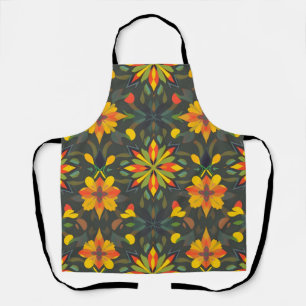 Vibrant Artistic Apron - Seamless Pattern Design