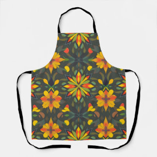 Vibrant Artistic Apron - Seamless Pattern Design