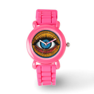 Vibrant Artistic evil Eye Design Watch