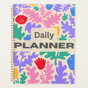 Vibrant Artistic Pattern Daily Organiser