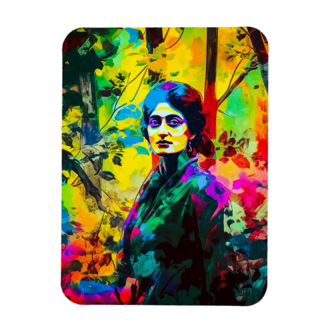 Vibrant Autumn Beauty  Magnet (Vertical)