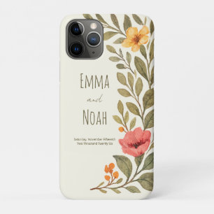Vibrant Autumn Botanical Floral Custom Case-Mate iPhone Case