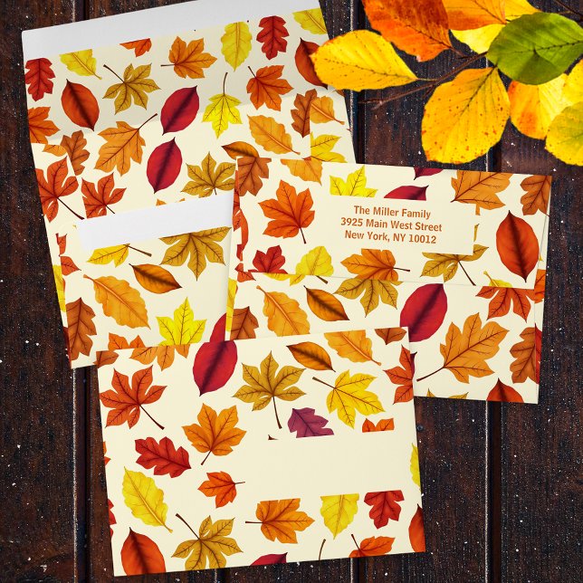 Vibrant Autumn Leaves Envelope (Creator Uploaded)