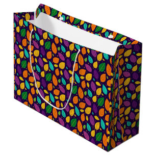 Vibrant Autumn Leaves Large Gift Bag