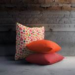 Vibrant Autumn Leaves Multi-Coloured Pattern Cushion<br><div class="desc">Perfect for fall gifting and occasions,  this vibrant,  multi-coloured leaves pattern is sure to provide cheer to your room</div>