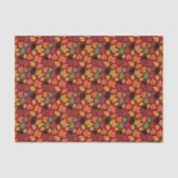 Vibrant Autumn Leaves Multi-Coloured Pattern
