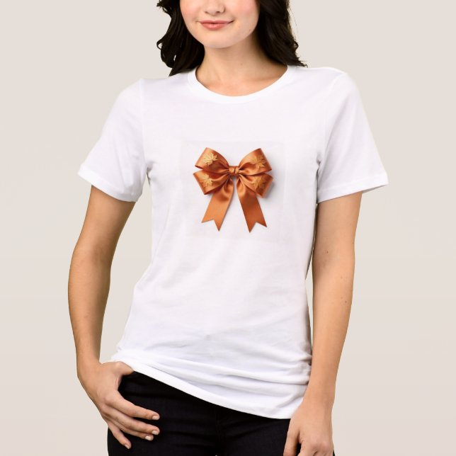 Vibrant Autumn Splendour High-Resolution Metallic  Tri-Blend Shirt (Front)