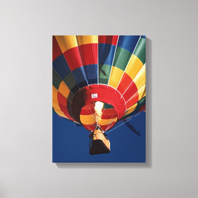 Vibrant Balloon Colours Canvas Print (Front)