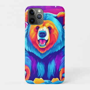 Vibrant Bear in Snow Case-Mate iPhone Case