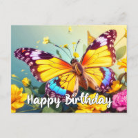 Vibrant Beautiful Abstract Butterfly Design