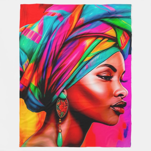Vibrant Beauty Series 1 Fleece Blanket (Front)