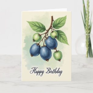 Vibrant Berries Birthday Card