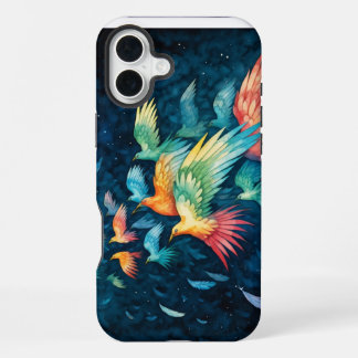 Vibrant Birds iPhone 16 Plus Case