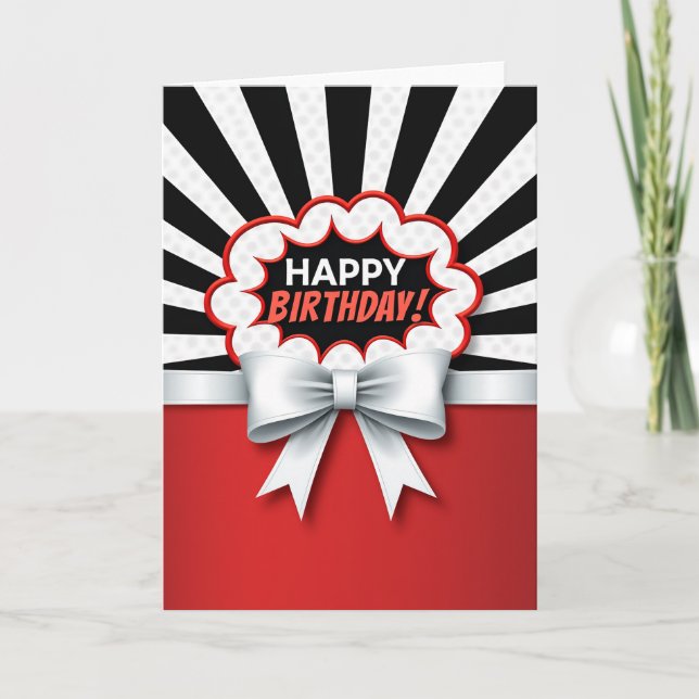 Vibrant Birthday Card (Front)