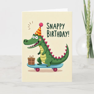 Vibrant Birthday Reptile Card