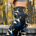 Vibrant Black Dragon Slash Pattern Yoga Capri Leggings<br><div class="desc">Make a Bold Statement Step into style with these striking Dragon Slash leggings! Uniquely designed with a fierce flair, these Capri leggings offer a bold look and unbeatable comfort. Perfect for workouts, lounging, or casual outings, they’re the ideal way to showcase your confidence and unique style. Don’t wait—grab your pair...</div>