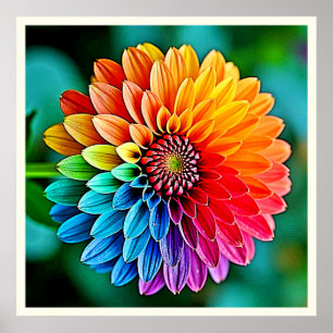 Vibrant Bloom of Hope and Joy Design Poster