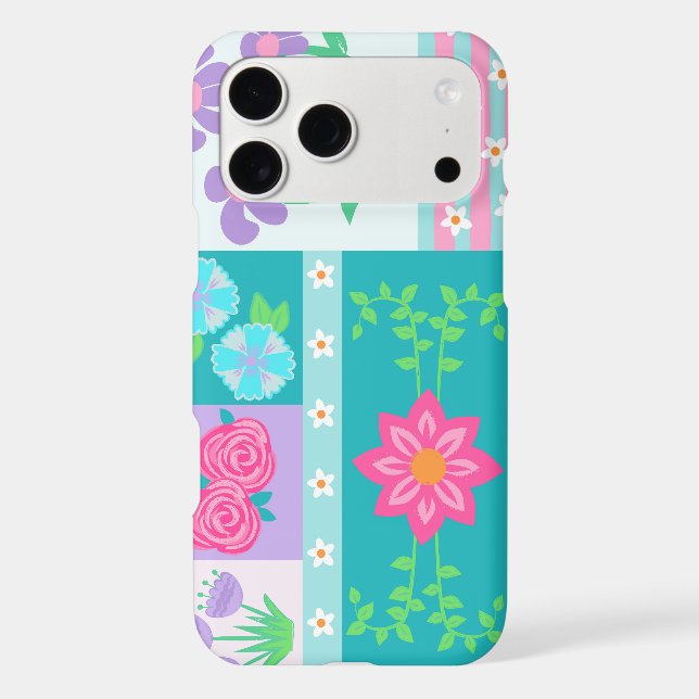 Vibrant Blooming Flowers Design (Back)