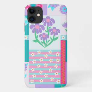 Vibrant Blooming Flowers Design Case-Mate iPhone Case