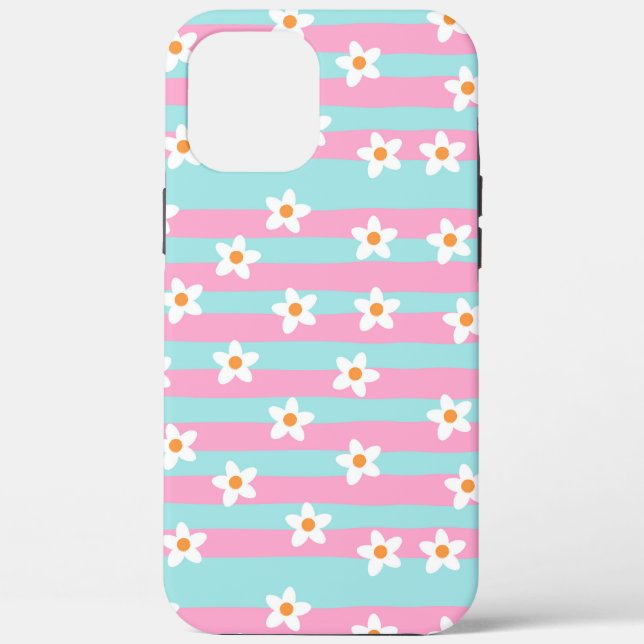 Vibrant Blooming Flowers Design Case-Mate iPhone Case (Back)