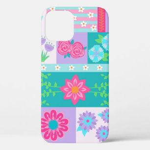 Vibrant Blooming Flowers Design iPhone 12 Case