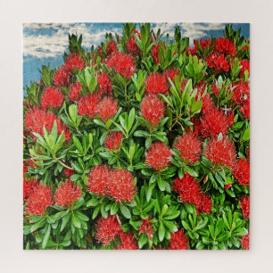 Vibrant Blooming Flowers Jigsaw Puzzle