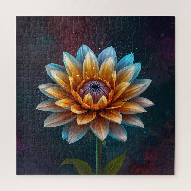 Vibrant Blooms: A Flower Puzzle (Vertical)