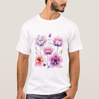 Vibrant Blossoms in Bloom T-Shirt