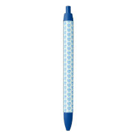Vibrant Blue Pen | Honeycomb-Inspired Design