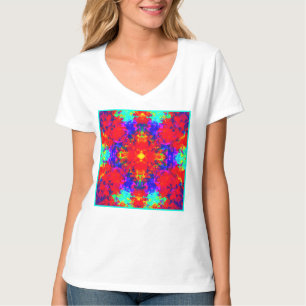 Vibrant Bright Colours Pattern Art T-Shirt