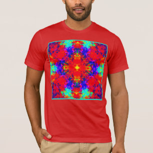 Vibrant Bright Colours Pattern Art T-Shirt