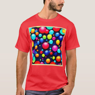 Vibrant Bubble Pop Art T-Shirt