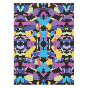 Vibrant Burst: Random Colour Splashes Tablecloth