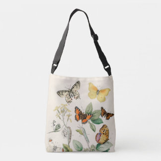 Vibrant Butterfly Crossbody Bag