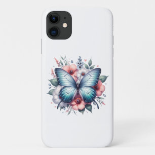 Vibrant Butterfly Floral Bouquet Art-96283 Case-Mate iPhone Case