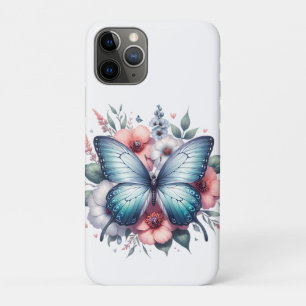 Vibrant Butterfly Floral Bouquet Art-96283 Case-Mate iPhone Case