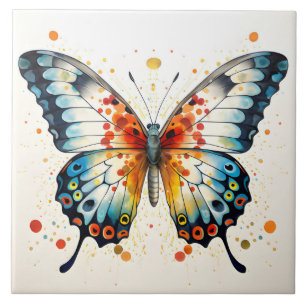 Vibrant butterfly  tile
